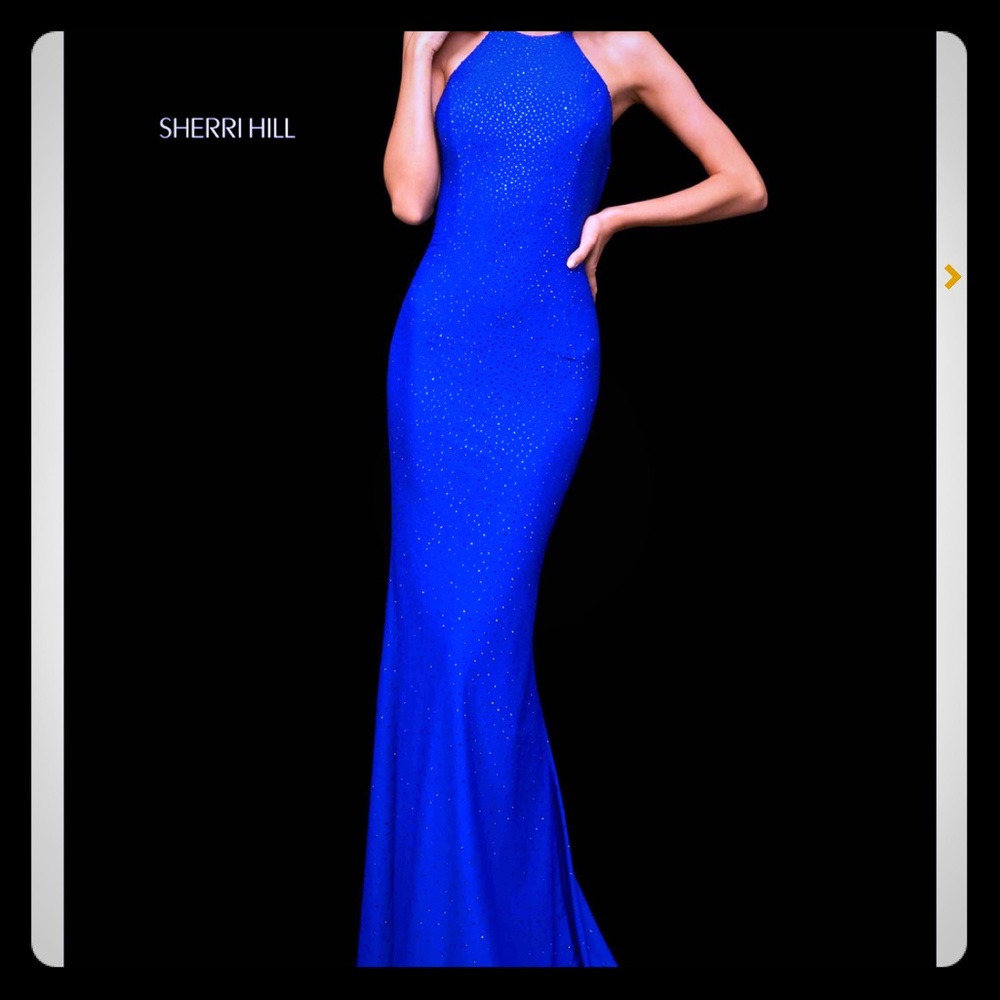 Sherri Hill Royal Blue prom dress. Worn only once.